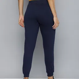 hrx by hrithik roshan Women Printed Blue Track Pants image 3