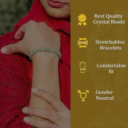 healinggems Green Aventurine, Crystal, Green Jade Agate Bracelet image 3