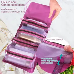 inkulture Women Purple Cosmetic Bag image 3