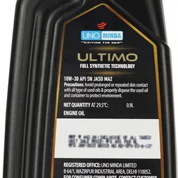 uno minda Ultimo 10W-30 Full-Synthetic Engine Oil image 2