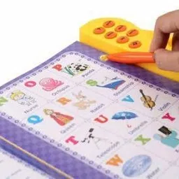 white popcorn Educational Learning E-Book for Children with Interesting Game and Learning Content, Baby Good Partners, Early Education Good Helper for Children image 2