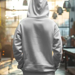 aoosh Men Full Sleeve Printed Hooded Sweatshirt image 2