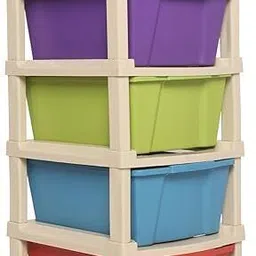 ashlas 7XL Plastic Modular Drawer System For Home, Office, Hospital, Parlor, School PP Collapsible Wardrobe-picture-13