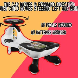 miss & chief by flipkart Car Non Battery Operated Ride On image 3