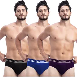 milton Pack of 3 Solid Men Brief-picture-18