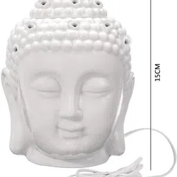 divasense Electric Ceramic Buddha Diffuser Oil Burner Night Lamp with 15ml Aroma Oil Aroma Oil, Diffuser Set image 5