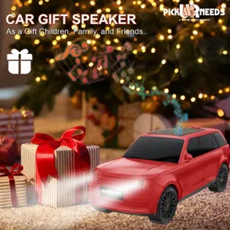 pick ur needs Royal Car Shape Bluetooth Speaker with LED Headlights and Deep Bass Sound 5 W image 4