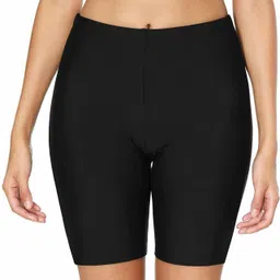 r-lon Solid Women Black Cycling Shorts-picture-24