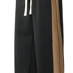 combraided Men Self Design Black, Brown Track Pants-picture-17