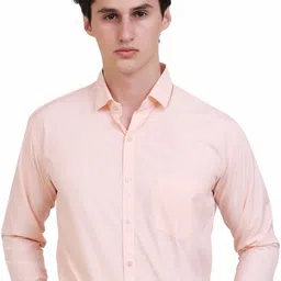 appel touch Men Regular Fit Solid Spread Collar Formal Shirt-picture-25