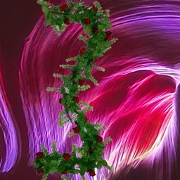 dynamic retail global Artificial Hanging Flowers Plant Wall Hanging Garland Chain Home Decor BA227 Multicolor Rose Artificial Flower image 3