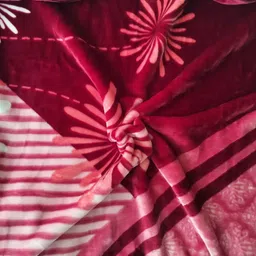 homiee Floral Single Mink Blanket for Heavy Winter image 2