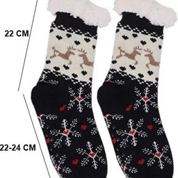 alexvyan Women Printed, Self Design, Woven, Solid Mid-Calf/Crew image 4