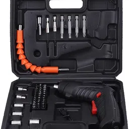 xydrozen Pivoting Handle and LED Lights Rechargeable Screwdriver Set Combination Screwdriver Set image 1