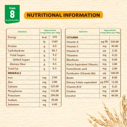 nestle nestum Baby Cereal - Rice Vegetables (From 8 - 24 months) - BIB Pack Cereal image 4