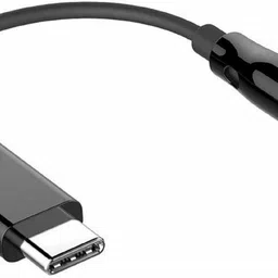 Fedus Black Type C to 3.5 mm Jack Audio Connector, Noise Cancelling Headphones Jack Converter Phone Converter-picture-37