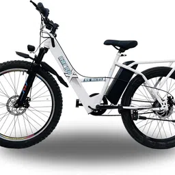 ss bikes CargoX Heavy Duty Electric Cycle, 85+ KM Range, 36V/12.5AH Battery, 350W Motor 26 inches Single Speed Lithium-ion (Li-ion) Electric Cycle image 5