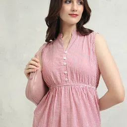 tokyo talkies Women Fit and Flare Red Midi/Calf Length Dress-picture-28