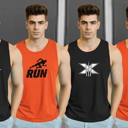 expert choice Pack of 4 Men's Vest Men Vest-picture-12