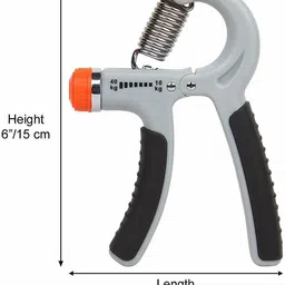 adveriq Gym Adjustable Strength Trainer 10-40 KG for Men Forearm Grip Workout Hand Grip/Fitness Grip image 2