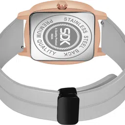 sdk Stylish Rose Gold Square-Case with Roman Analog Watch Analog Watch - For Men & Women I-21 image 4