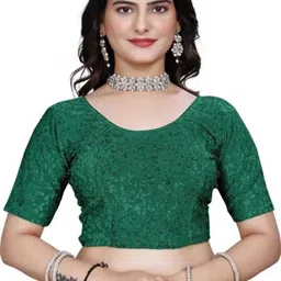 priyanka traders Round Neck Women Blouse-picture-27