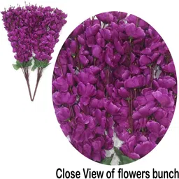 om collections Orchids Artificial Flower Purple Orchids Artificial Flower image 2