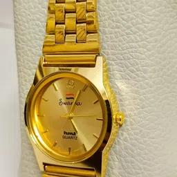 house of common Analog Watch - For Men Men watches waterproof round gold color wrist watches for men image 1