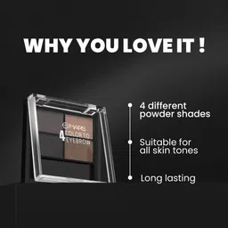 mars Instant Eyebrow Powder Cake Palette With Brush 8 g image 2
