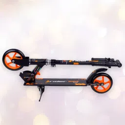 timerider scooter for kids with smoth brakes side stand,3 level height adjustment Adult Scooter image 2