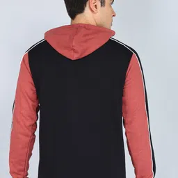 peter england Men Full Sleeve Solid Hooded Sweatshirt image 4