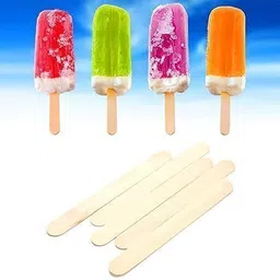 orrish 200 Piece Natural Wooden Ice Cream Sticks image 3