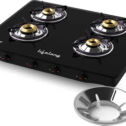 lifelong Gas Stove with Toughened Glass Top | High-Efficiency Burners & Anti-Skid Legs Glass Manual Gas Stove-picture-29