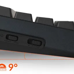 Keychron K2 Wireless Hot-swappable Mechanical Keyboard/ White Backlight/ 75 % Keyboard/ Bluetooth, Wired USB, Wireless Laptop-size Multi-device Keyboard Compatible with Desktop, Laptop, Mac image 4