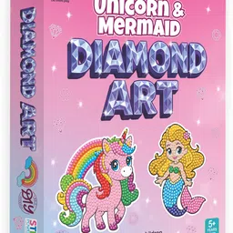 ratnas Unicorn & Mermaid Diamond Art (7520) Diy Craft Activity Kit-picture-18