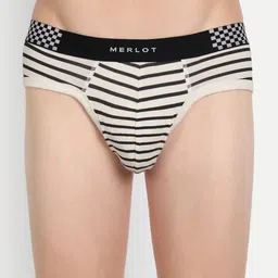 MERLOT Men Striped Briefs image 5