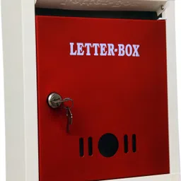 lepose Ivory Red Model Wall Mounted Mailbox image 2