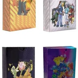 gift collection 4 Pack Of Waterproof 55pcs Each Pokemon Card Box V Series Vmax GX Playing Cards-picture-24