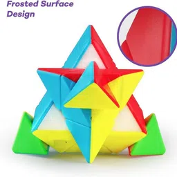 authfort Pyramid Pyraminx Triangle & 2x2 High Speed Cube set image 4
