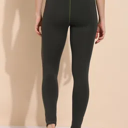 barbora Solid Women Dark Green Tights image 3