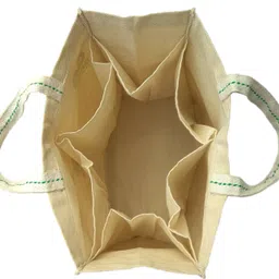 ero Cotton Canvas Vegetables/Grocery Shopping Bag with Pockets (Medium Size @ Best Price) Grocery Bag image 3