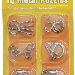 playvista Metal Puzzle Brain Teaser Challenge IQ Busters Intellectual Toy for Kids-picture-38