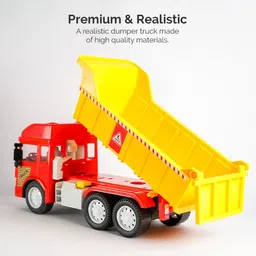 my first wheels Friction Powered Realistic Dumper Toy image 4
