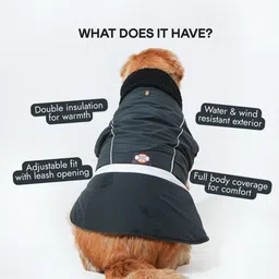 barks & wags Winter Jacket for Dog, Cat image 2