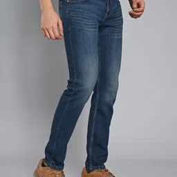 killer Men Slim Mid Rise Blue Jeans image 4