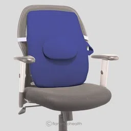 flamingo Orthopedic Lumbar Support Back Pain Relief Back Rest Large| BLUE | OC2144 Back / Lumbar Support-picture-23