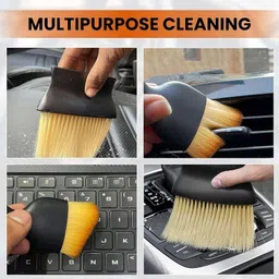 fuelbyte 4Pcs Microfiber Car Cleaning Combo for Full Interior and Exterior Car Wash Kit Combo image 4