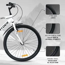 stryder 26" Street Fire Single Speed Bicycle | Durable & Stylish Ride 26 T (inch) Mountain Cycle image 5