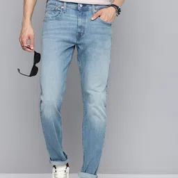 levi's 512 Men Tapered Fit Mid Rise Blue Jeans-picture-22
