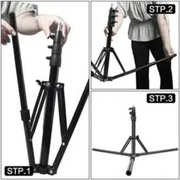 Sifaarish 2.1 metra stand [210 cm]Popular Best Portable Camera Stand Tripod image 2
